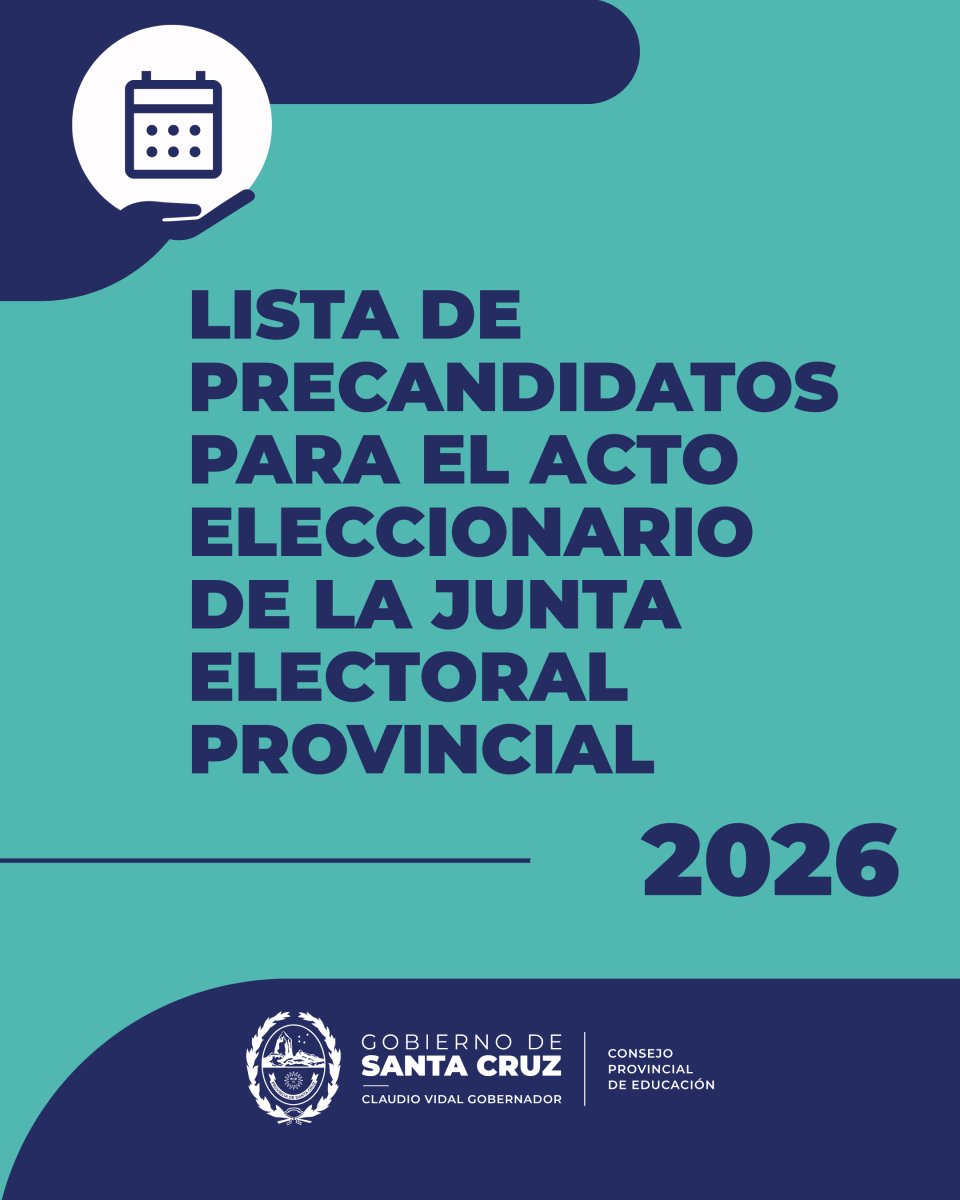 Están disponibles las Listas de Precandidatos para las Elecciones de Vocalías de la Junta Electoral Provincial