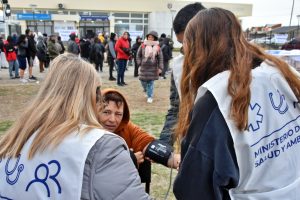 Salud participó en el operativo del Barrio San Benito de Río Gallegos