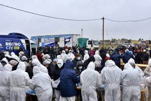 Salud participó en el operativo del Barrio San Benito de Río Gallegos