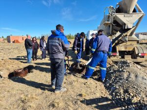 SPSE realiza una inversión millonaria para llevar energía y alumbrado público a 249 familias de Comandante Luis Piedra Buena