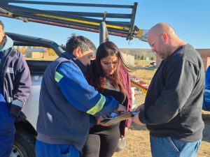 SPSE realiza una inversión millonaria para llevar energía y alumbrado público a 249 familias de Comandante Luis Piedra Buena