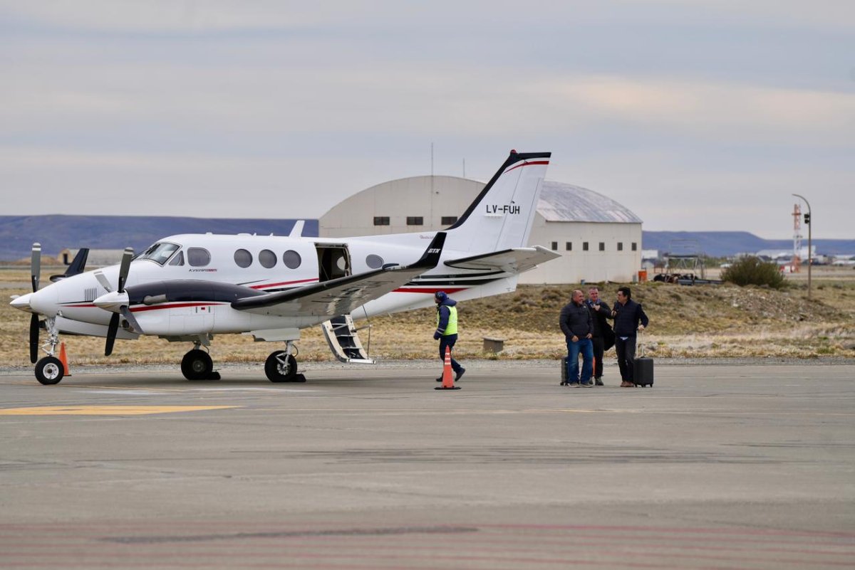 Intenso e inusual movimiento en el aeropuerto de Río Gallegos: llegan vuelos privados con CEOs petroleros para un acuerdo clave