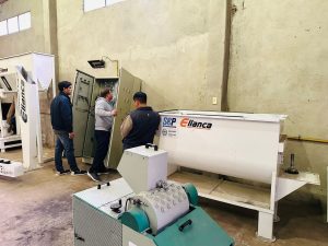 La planta peletizadora de Los Antiguos entra en su etapa final