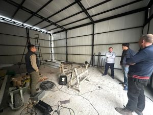 La planta peletizadora de Los Antiguos entra en su etapa final