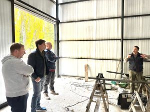 La planta peletizadora de Los Antiguos entra en su etapa final