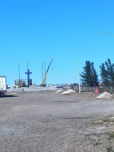 Servicios Públicos finalizó la obra de alumbrado público en Jaramillo-Fitz Roy