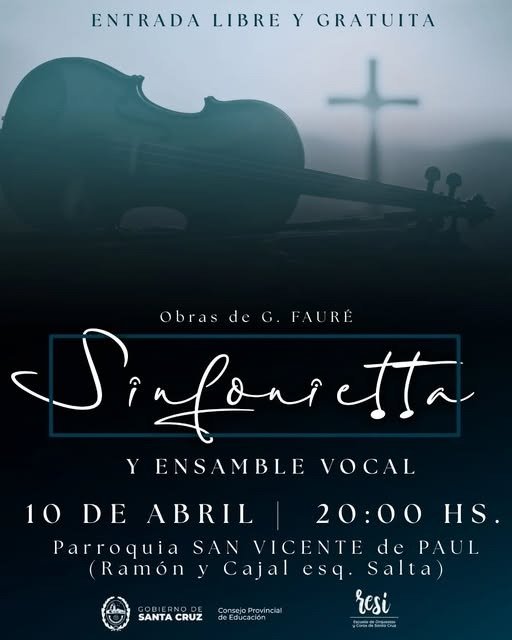 Este viernes 10 la Sinfonietta y Ensamble Vocal brindarán un nuevo concierto