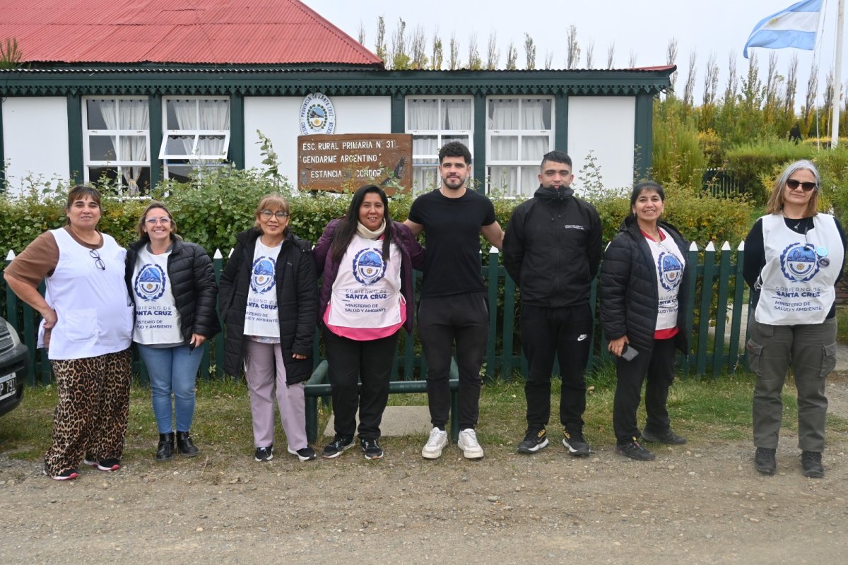 Se realizó la Campaña de Vacunación Escolar Rural 2026 en la Estancia El Cóndor