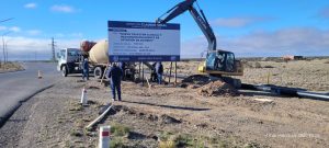 Pico Truncado: inversión de más de $3.285 millones y 51% de avance en el nuevo colector cloacal