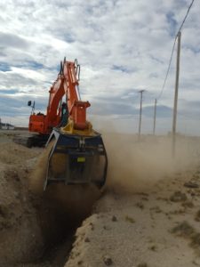 Pico Truncado: inversión de más de $3.285 millones y 51% de avance en el nuevo colector cloacal