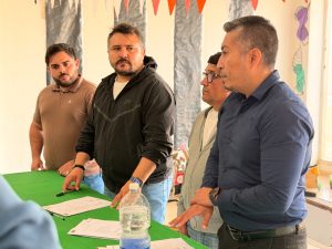 El Gobierno Provincial firmó convenios para extender la red de gas a vecinos de Caleta Olivia