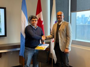 Claudio Vidal encabeza una misión en Canadá para fortalecer el desarrollo energético y la creación de empleo en Santa Cruz