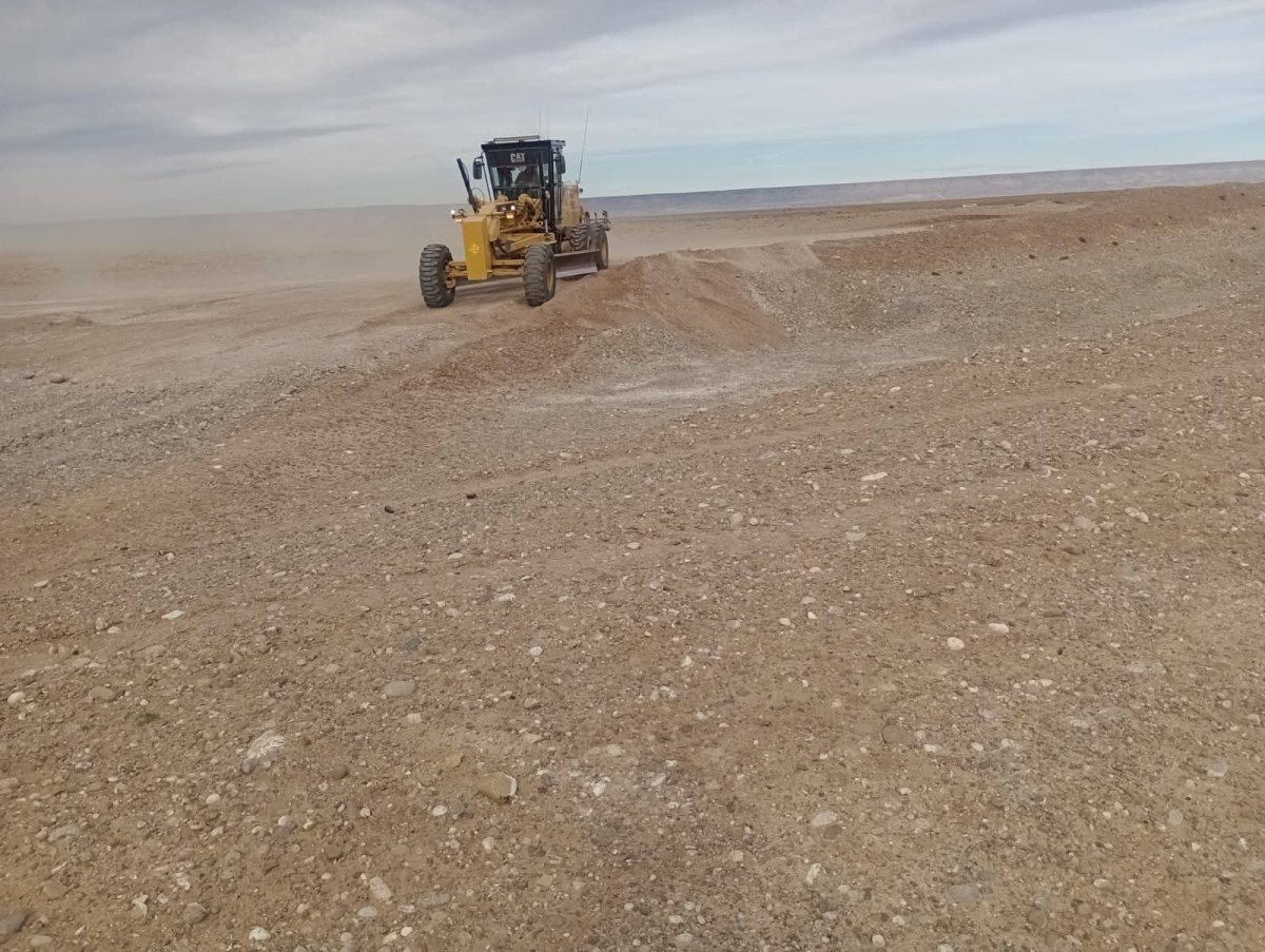 Vialidad Provincial realizó tareas de mantenimiento en las rutas y caminos de Perito Moreno y Piedra Buena