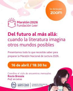 Educación invita a participar de la Maratón Nacional de Lectura 2026