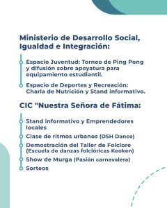 Tarde en familia, el sábado 18, el CIC invita a la jornada “Salud y Movimiento 2026”