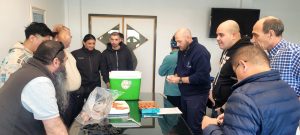 Santa Cruz capacitó observadores a bordo para fortalecer el control de la pesquería de langostino