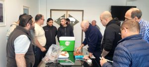 Santa Cruz capacitó observadores a bordo para fortalecer el control de la pesquería de langostino