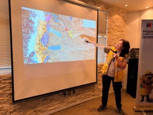 Santa Cruz participó en la VI Jornada Binacional sobre Incendios Forestales en Chile