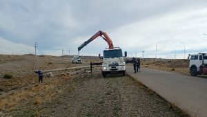 Servicios Públicos avanza con obras en Comandante Luis Piedra Buena