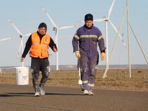 Vialidad Provincial avanza con trabajos de pre marcado en Ruta Nacional N°281