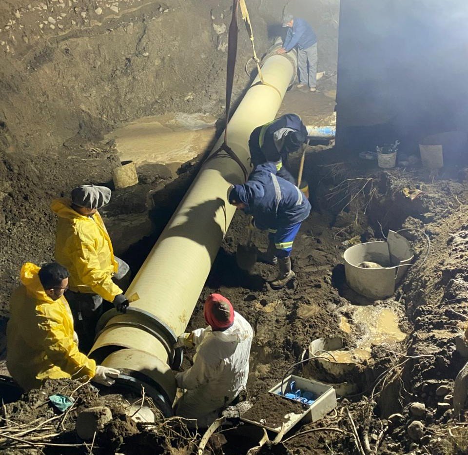 Servicios Públicos trabaja para restablecer el agua en El Calafate