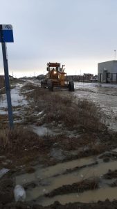 Vialidad Provincial realiza tareas de drenaje en el barrio San Benito