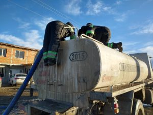 Vialidad Provincial realiza tareas de drenaje en el barrio San Benito