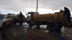 Vialidad Provincial realiza tareas de drenaje en el barrio San Benito