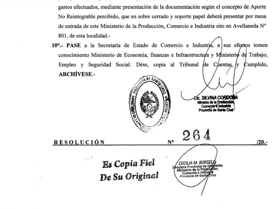 Plan Santa Cruz Protege: Beneficios para el sector comercial y turístico de la provincia