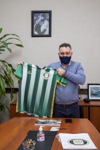 El Gobierno de Santa Cruz recibió a dirigentes del Boxing Club a días de su centenario