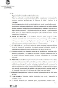 El gobierno de Santa Cruz autorizó la reapertura de los locales comerciales el lunes 24