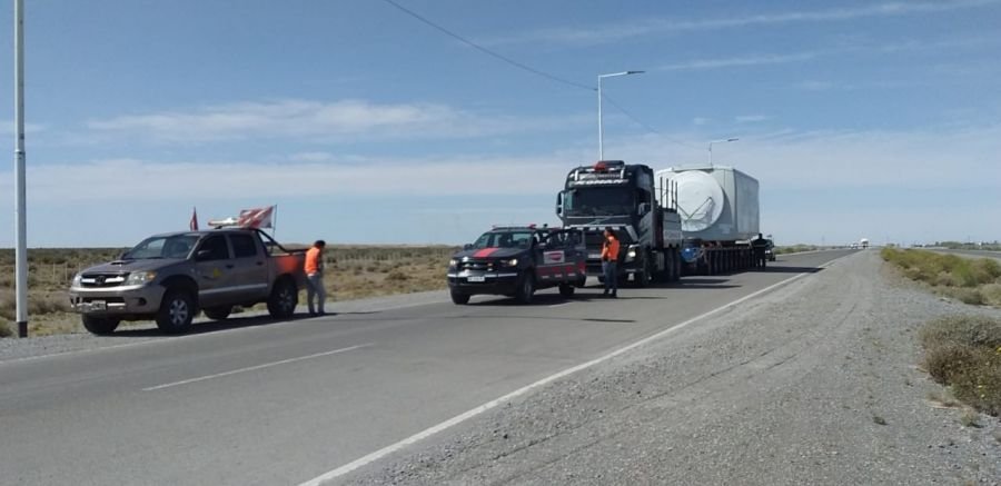 Continúa la fiscalización del traslado de aerogeneradores