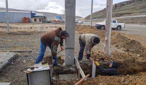 Comenzó la obra de extensión de redes de gas en Río Turbio