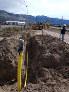 Avanza la obra de extensión de red de gas en Lago Posadas