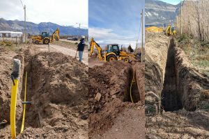Avanza la obra de extensión de red de gas en Lago Posadas