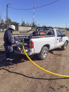 Avanzan las obras de extensión de red de gas en Pico Truncado