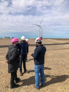 Trabajo inspeccionó el Parque Eólico Bicentenario I y II