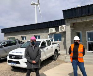 Trabajo inspeccionó el Parque Eólico Bicentenario I y II
