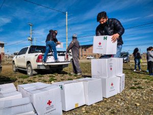 Entregaron kits de insumos a la Red de Mujeres Solidarias de Río Gallegos