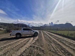 Vialidad Provincial concretó labores en la seccional norte del Parque Nacional Los Glaciares