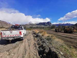 Vialidad Provincial concretó labores en la seccional norte del Parque Nacional Los Glaciares