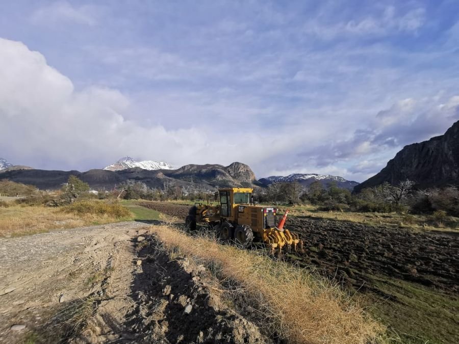 Vialidad Provincial concretó labores en la seccional norte del Parque Nacional Los Glaciares
