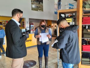 Los comercios de Río Gallegos se suman a la campaña de sensibilización sobre COVID 19