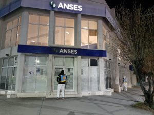 Realizaron tareas de sanitización en entes públicos y lugares de alta frecuencia