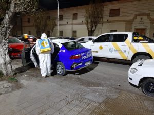 Realizaron tareas de sanitización en entes públicos y lugares de alta frecuencia