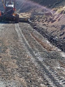 Vialidad Provincial realiza tareas de mantenimiento de la Ruta Nacional Nº 40