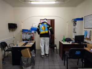 Continúan las tareas de sanitización en edificios públicos