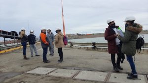 Trabajo inspeccionó el muelle “Presidente Arturo Illia”