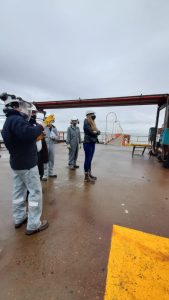 Trabajo inspeccionó el muelle “Presidente Arturo Illia”