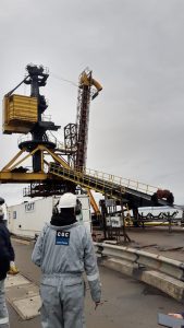 Trabajo inspeccionó el muelle “Presidente Arturo Illia”